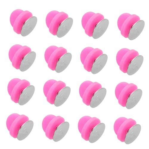 Beatifufu 100 Satz Pin Halter Ersatz mit Gummikappen und Flachkopf Nadeln Sicherer Halt für Abzeichen Broschen DIY Schmuckzubehör Einfach zu Montieren von Beatifufu