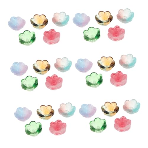 Beatifufu 100 Stück Bunte Glasperlen mit Farbverlauf Glatte Perlen für DIY Schmuckherstellung Leichte Langlebige Blumendeko für Armbänder Halsketten Basteln Beatifufu 100 Stück Bunte Glasperlen mit Farbverlauf Glatte Perlen für DIY Schmuckherstellung Leichte Langlebige Blumendeko für Armbänder Halsketten Basteln von Beatifufu