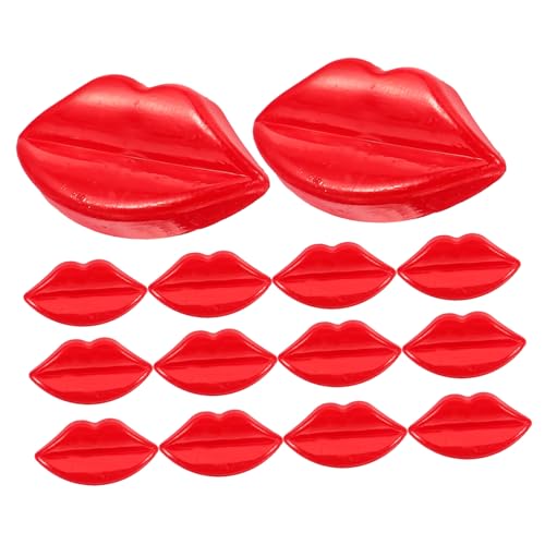 Beatifufu 100 Stück Bunte Kunststoff Knöpfe in Lippenform Vielseitige Puppenkleidung Knöpfe zum Nähen DIY Bastelknöpfe für Kleidung Robuste Glatte Oberfläche für Hemden Kleider Anzüge Beatifufu 100 Stück Bunte Kunststoff Knöpfe in Lippenform Vielseitige Puppenkleidung Knöpfe zum Nähen DIY Bastelknöpfe für Kleidung Robuste Glatte Oberfläche für Hemden Kleider Anzüge von Beatifufu