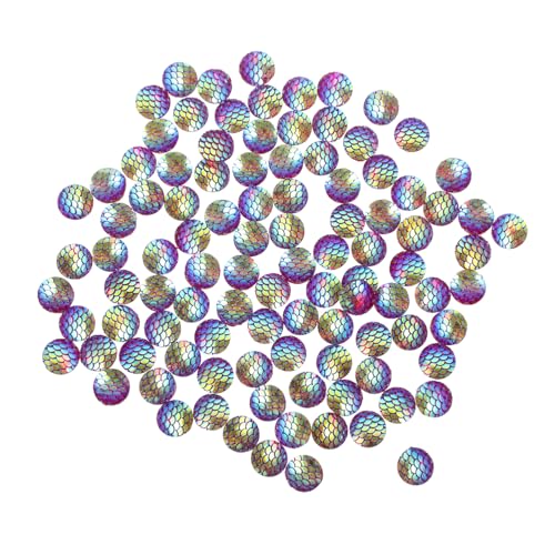 Beatifufu 100 Stück Flache Ab Resin Strasssteine Fischschuppen Optik Glatte Flatback Rhinestones für DIY Schmuck Kleidung Handliche Charms für Kreative Projekte Beatifufu 100 Stück Flache Ab Resin Strasssteine Fischschuppen Optik Glatte Flatback Rhinestones für DIY Schmuck Kleidung Handliche Charms für Kreative Projekte von Beatifufu