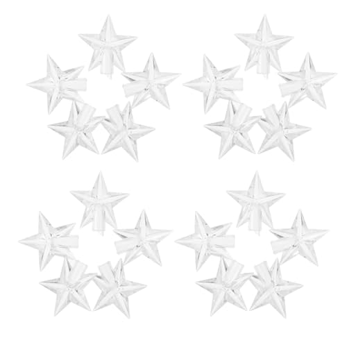 Beatifufu 100 Stück Fünfzackstern Lampenschirm Lichtabdeckung für Lichterketten Dekoration für Weihnachten Garten und Partys Transparentes Kunststoffmaterial Einfach zu Verwenden und Beatifufu 100 Stück Fünfzackstern Lampenschirm Lichtabdeckung für Lichterketten Dekoration für Weihnachten Garten und Partys Transparentes Kunststoffmaterial Einfach zu Verwenden und von Beatifufu