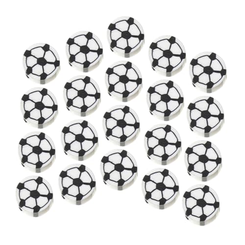 Beatifufu 100 Stück Fußballperlen Polymer für Schmuckherstellung DIY Bastelperlen für Armbänder und Accessoires für Sportliebhaber und Kreative Projekte Beatifufu 100 Stück Fußballperlen Polymer für Schmuckherstellung DIY Bastelperlen für Armbänder und Accessoires für Sportliebhaber und Kreative Projekte von Beatifufu