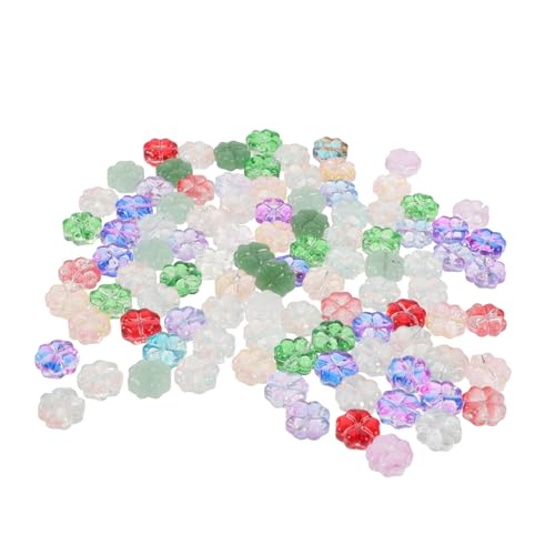 Beatifufu 100 Stück Glasperlen mit Vierblättrigem Kleeblatt motiv Facettierte Bunte DIY Perlen für Schmuckherstellung Armbänder Halsketten Kreative Bastelprojekte Langlebig und Vielseitig Beatifufu 100 Stück Glasperlen mit Vierblättrigem Kleeblatt motiv Facettierte Bunte DIY Perlen für Schmuckherstellung Armbänder Halsketten Kreative Bastelprojekte Langlebig und Vielseitig von Beatifufu