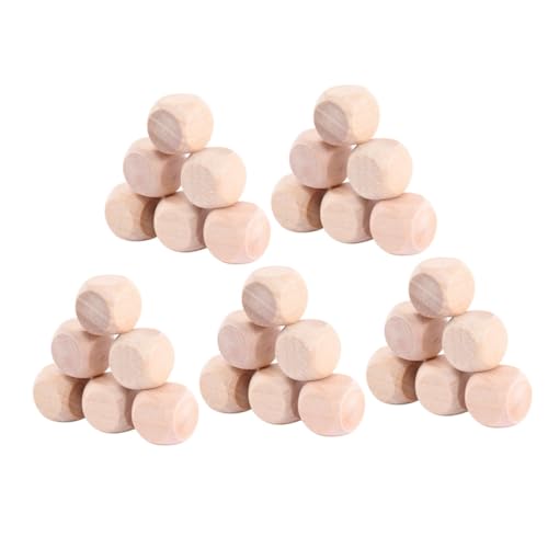 Beatifufu 100 Stück Holz Würfel Sechsseitige Blanko Würfel aus Holz für DIY Basteln Dekoration Holzblöcke Robust und Vielseitig für Kreative Projekte und Partys Beatifufu 100 Stück Holz Würfel Sechsseitige Blanko Würfel aus Holz für DIY Basteln Dekoration Holzblöcke Robust und Vielseitig für Kreative Projekte und Partys von Beatifufu