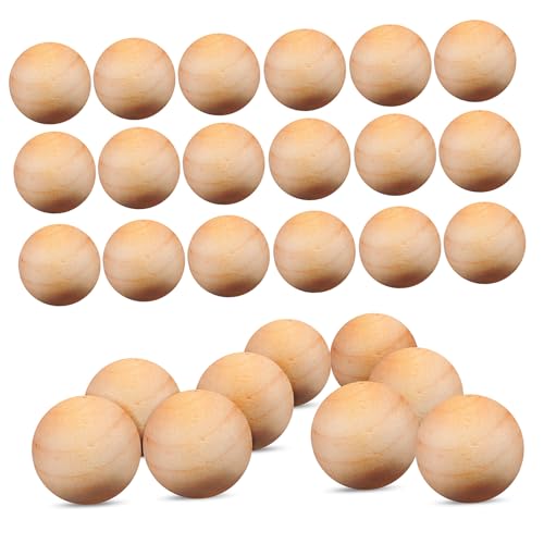 Beatifufu 100 Stück Kleine Runde Unbehandelte Holzkugeln ohne Bohrung Naturbelassene DIY Holzperlen für Bastelprojekte Vielseitig Verwendbare Bastelholzkugeln Glatte Oberfläche für Beatifufu 100 Stück Kleine Runde Unbehandelte Holzkugeln ohne Bohrung Naturbelassene DIY Holzperlen für Bastelprojekte Vielseitig Verwendbare Bastelholzkugeln Glatte Oberfläche für von Beatifufu