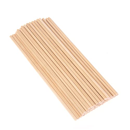 Beatifufu 100 Stück Kreative Diy -holzstöcke Mini-sticks Hartholz Stangen Jumbo-bastelstöcke Runde Bastelstäbe Am Stiel Modellieren Von Dübeln Holzbearbeitung Herstellung Klein Hölzern von Beatifufu