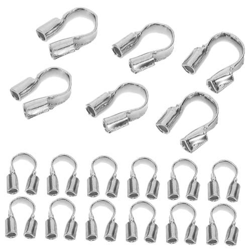 Beatifufu 100 Stück Kupfer U Form Drahtschutz Schmuckzubehör DIY Schmuckverbinder Armband Verschluss Schutzrohr für Ohrringe Halsketten Armbänder Langlebiger Fadenschutz Beatifufu 100 Stück Kupfer U Form Drahtschutz Schmuckzubehör DIY Schmuckverbinder Armband Verschluss Schutzrohr für Ohrringe Halsketten Armbänder Langlebiger Fadenschutz von Beatifufu