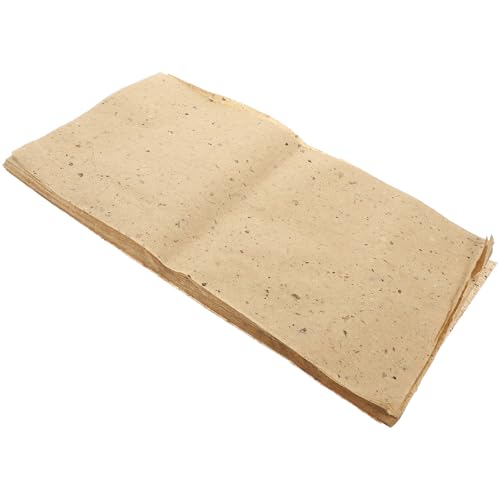 Beatifufu 100 Stück Maulbeerpapier Großformat Vielseitiges Reißfestes Faserpapier für Kalligrafie Chinesische Malerei Scrapbooking und Bastelarbeiten Naturfaserbasiert Atmungsaktiv Leicht von Beatifufu