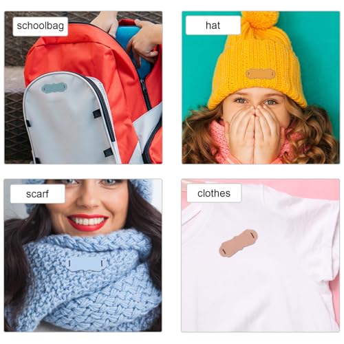 Beatifufu 100 Stück PU Leder Labels zum Annähen Geprägte Handmade Tags mit Herzen Bunte DIY Aufnäher für Kleidung Taschen Schuhe Hüte Langlebige Kunstleder Etiketten für Handarbeit von Beatifufu