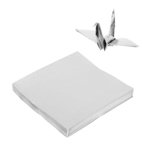 Beatifufu 100 Stück Quadratisches Einseitiges Perlmutt origamipapier Glänzendes DIY Faltpapier für Kunsthandwerk Scrapbooking und Bastelprojekte Silberfarben Geeignet für Partydekoration Beatifufu 100 Stück Quadratisches Einseitiges Perlmutt origamipapier Glänzendes DIY Faltpapier für Kunsthandwerk Scrapbooking und Bastelprojekte Silberfarben Geeignet für Partydekoration von Beatifufu