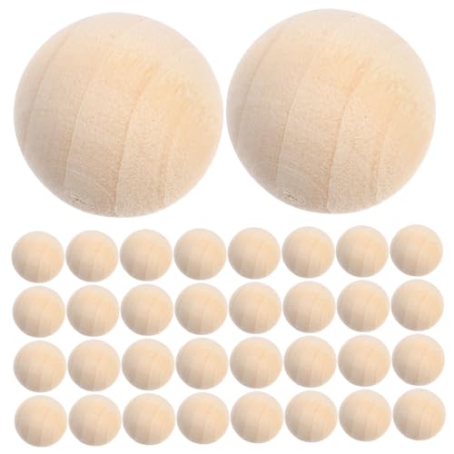 Beatifufu 100 Stück Runde Unlackierte Holzperlen Ohne Loch Naturbelassene Holzkugeln Für DIY Bastelprojekte Schmuck Dekorationen Handwerk Beatifufu 100 Stück Runde Unlackierte Holzperlen Ohne Loch Naturbelassene Holzkugeln Für DIY Bastelprojekte Schmuck Dekorationen Handwerk von Beatifufu