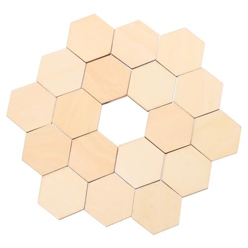 Beatifufu 100 Stück Sechseckige Holzornamente Buchenholz Diy Bastelstücke für Hochzeiten Geburtstagsfeiern und Weihnachtsdekorationen Langlebig und Sicher der Anwendung Beatifufu 100 Stück Sechseckige Holzornamente Buchenholz Diy Bastelstücke für Hochzeiten Geburtstagsfeiern und Weihnachtsdekorationen Langlebig und Sicher der Anwendung von Beatifufu