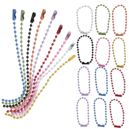 Beatifufu 100 Stück Teiliges Buntes Metall Kugelkettenset für Weihnachten Vielseitig Einsetzbare Ballbead Schlüsselanhänger und Dekoketten für DIY Schmuck Taschen Weihnachtsbaumschmuck Party Beatifufu 100 Stück Teiliges Buntes Metall Kugelkettenset für Weihnachten Vielseitig Einsetzbare Ballbead Schlüsselanhänger und Dekoketten für DIY Schmuck Taschen Weihnachtsbaumschmuck Party von Beatifufu
