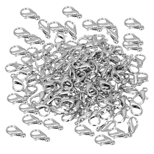 Beatifufu 100 Stück Teiliges Karabinerverschlüsse aus Langlebiger Metalllegierung für DIY Schmuckherstellung Halsketten Armbänder Sichere Clips zum Einfachen Verbinden und Basteln Beatifufu 100 Stück Teiliges Karabinerverschlüsse aus Langlebiger Metalllegierung für DIY Schmuckherstellung Halsketten Armbänder Sichere Clips zum Einfachen Verbinden und Basteln von Beatifufu