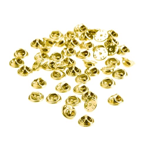 Beatifufu 100 Stück Teiliges Metall Pin Backs Ersatz Goldene und Silberne Insignia Clutches Kleine Anstecknadel Verschlüsse Federbelastete Rückseite Sicherer Halt für Metallpins Vielseitig Beatifufu 100 Stück Teiliges Metall Pin Backs Ersatz Goldene und Silberne Insignia Clutches Kleine Anstecknadel Verschlüsse Federbelastete Rückseite Sicherer Halt für Metallpins Vielseitig von Beatifufu