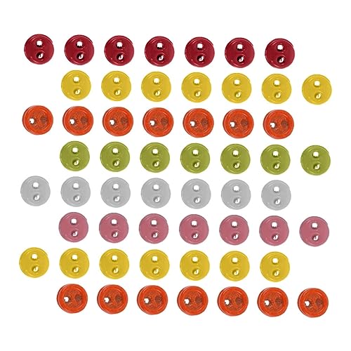Beatifufu 100 Stück Teiliges Mini Metallknöpfe für Puppenkleidung Bunte Zierknöpfe aus Langlebiger Legierung Glatte Oberfläche für DIY Bastelarbeiten und Puppen Kleidung von Beatifufu
