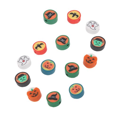 Beatifufu 100 Stück Weiche Polymer Clay Slices mit Bunte Bastelperlen für DIY Schmuckherstellung Charms Anhänger für Armbänder Halsketten Langlebige Handwerksperlen für Kreative von Beatifufu
