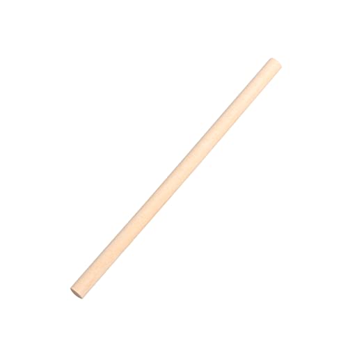 Beatifufu 100 Stück runder Stab bastelzeug für rundhölzer bastelmaterial bastel materialien holzspielzeug Kreativ klein basteln für Stöcke Holzhandwerk Bambus Handwerk Hölzern von Beatifufu