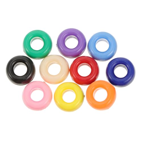 Beatifufu 1000 Stück DIY Acryl Barrel Perlen mit Großem Loch Bunte Rice Beads für Schmuckherstellung Armbänder Halsketten Bastelperlen Langlebige Schmuckzubehör für Kreative Bastelprojekte von Beatifufu