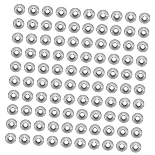 Beatifufu 1000 Stück DIY Schmuck Zubehör Spacer Perlen für Armband und Halskette Runde Bastelperlen für Kreative Schmuckherstellung Glänzende Schmuckperlen für Individuelles Design von Beatifufu