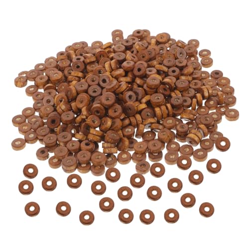 Beatifufu 1000 Stück Holzperlen zum Auffädeln Flachrunde Mini Perlen für Armbänder Natürliche Braune DIY Schmuckherstellung Glatte Oberfläche Vielseitig für Halsketten und Schlüsselanhänger Beatifufu 1000 Stück Holzperlen zum Auffädeln Flachrunde Mini Perlen für Armbänder Natürliche Braune DIY Schmuckherstellung Glatte Oberfläche Vielseitig für Halsketten und Schlüsselanhänger von Beatifufu