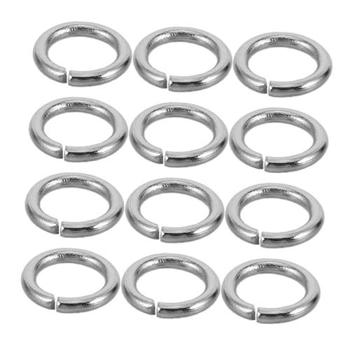 Beatifufu 1000 Stück Mehrzweck-biegeringe Aus Edelstahl: Für Die Schmuckherstellung Zum Selbermachen, Zur Montage Von Armbändern Und Halsketten, Hohe Verschleißfestigkeit Beatifufu 1000 Stück Mehrzweck-biegeringe Aus Edelstahl: Für Die Schmuckherstellung Zum Selbermachen, Zur Montage Von Armbändern Und Halsketten, Hohe Verschleißfestigkeit von Beatifufu