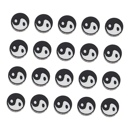 Beatifufu 100Stücke DIY Armbandperlen Yin Spacer Perlen für Schmuckherstellung Lose Perlen für Bastelprojekte für Festival und Handgemachte von Beatifufu