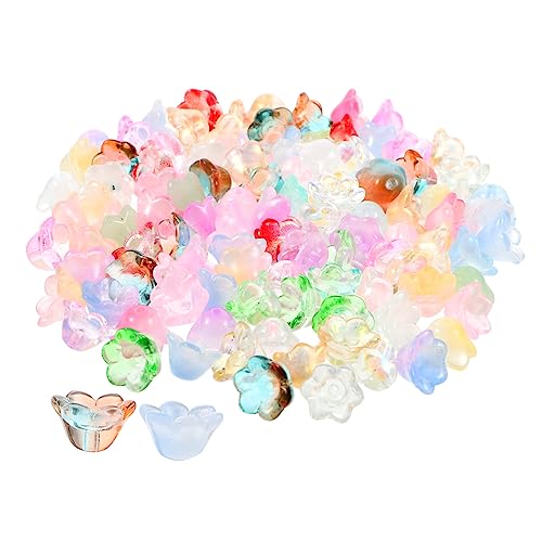 Beatifufu 100Stücke DIY Blumenperlen Multifunktionale Glasperlen für Schmuckherstellung Anhänger und Armbänder für Bastelprojekte und Dekoideen Beatifufu 100Stücke DIY Blumenperlen Multifunktionale Glasperlen für Schmuckherstellung Anhänger und Armbänder für Bastelprojekte und Dekoideen von Beatifufu