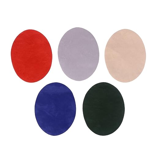 Beatifufu 10Stücke Aufbügelbare Patches für Jeans Ovaler Reparatur Flicken für Knie und Ellbogen DIY Dekoration und Ausbesserung von Kleidung Farben von Beatifufu