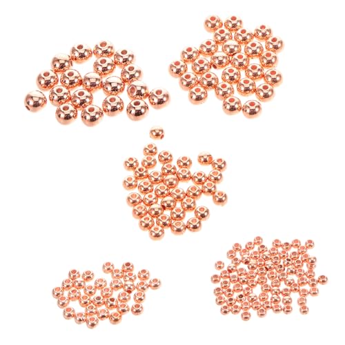 Beatifufu 1100 Stück Diy Bastelperlen Glatte Roségold Abstandshalter für Armbänder Ohrringe und Schlüsselanhänger Hochwertige Schmuckzubehör für Projekte Beatifufu 1100 Stück Diy Bastelperlen Glatte Roségold Abstandshalter für Armbänder Ohrringe und Schlüsselanhänger Hochwertige Schmuckzubehör für Projekte von Beatifufu