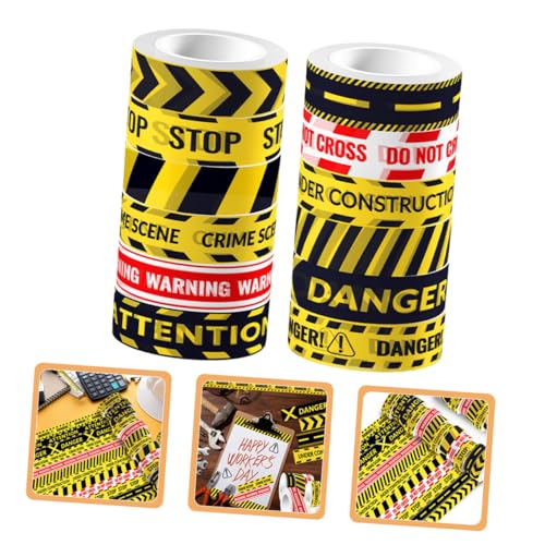 Beatifufu 12 Rollen Durchsichtiges Warnband Washi Tape Set Selbstklebend Klare Warnhinweise Vielseitig für Scrapbooking Diy Dekoration Bau und Sicherheitskennzeichnung Einfache Handhabung Beatifufu 12 Rollen Durchsichtiges Warnband Washi Tape Set Selbstklebend Klare Warnhinweise Vielseitig für Scrapbooking Diy Dekoration Bau und Sicherheitskennzeichnung Einfache Handhabung von Beatifufu