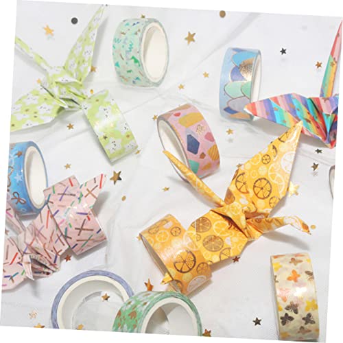 Beatifufu 12 Rollen Washi Tape Goldfolie Dekoratives Klebeband DIY Scrapbooking Basteln Handbuch Geschenkparty Dekoration Klebeband mit Fashion Print Leicht zu Schneiden und Rückstandsfrei Beatifufu 12 Rollen Washi Tape Goldfolie Dekoratives Klebeband DIY Scrapbooking Basteln Handbuch Geschenkparty Dekoration Klebeband mit Fashion Print Leicht zu Schneiden und Rückstandsfrei von Beatifufu