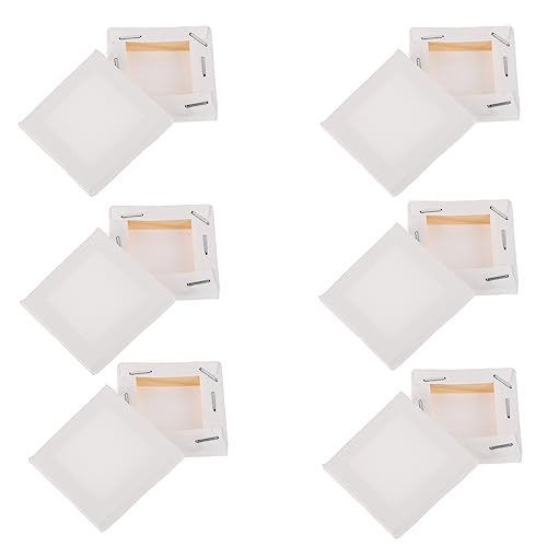 Beatifufu 12 Stück Malen Leinwandplatten für Öl und Acrylmalerei Leere Zeichenbretter mit für DIY Kunst für Künstler und Bastler von Beatifufu