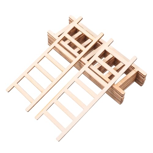 Beatifufu 12 Stück Miniatur Holzleiter Teiliges Handgefertigtes Treppendekor für Puppenhäuser Gartenmodelle Diy Bastelprojekte Charmante Holztreppe als Dekoration für Haustiere Beatifufu 12 Stück Miniatur Holzleiter Teiliges Handgefertigtes Treppendekor für Puppenhäuser Gartenmodelle Diy Bastelprojekte Charmante Holztreppe als Dekoration für Haustiere von Beatifufu