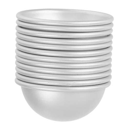 Beatifufu 12 Stück Teiliges DIY Badebombenformen aus Rostfreiem Aluminiumlegierung Halbkugelförmige Form Leicht zu Reinigen Umweltfreundlich Geeignet für Selbstgemachte Badekugeln und Beatifufu 12 Stück Teiliges DIY Badebombenformen aus Rostfreiem Aluminiumlegierung Halbkugelförmige Form Leicht zu Reinigen Umweltfreundlich Geeignet für Selbstgemachte Badekugeln und von Beatifufu