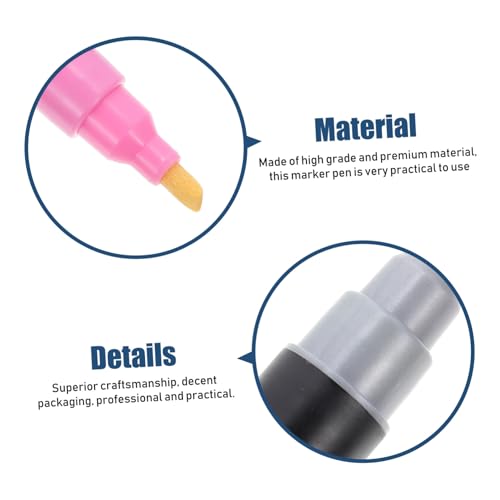 Beatifufu 12 Stück Teiliges Doppelseitiger Wasserfester Acryl marker in Farben Multifunktionale Portable Paint Marker Stifte für DIY Zeichnen Keramik Kunst und Basteln für Erwachsene von Beatifufu