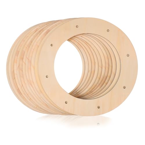 Beatifufu 12 Stück Teiliges Holzkranz rahmen Runde Wreath Rings aus Langlebigem Holz Außendurchmesser für DIY Blumenkränze zu Weihnachten Neujahr und Festtagsdekorationen Beatifufu 12 Stück Teiliges Holzkranz rahmen Runde Wreath Rings aus Langlebigem Holz Außendurchmesser für DIY Blumenkränze zu Weihnachten Neujahr und Festtagsdekorationen von Beatifufu