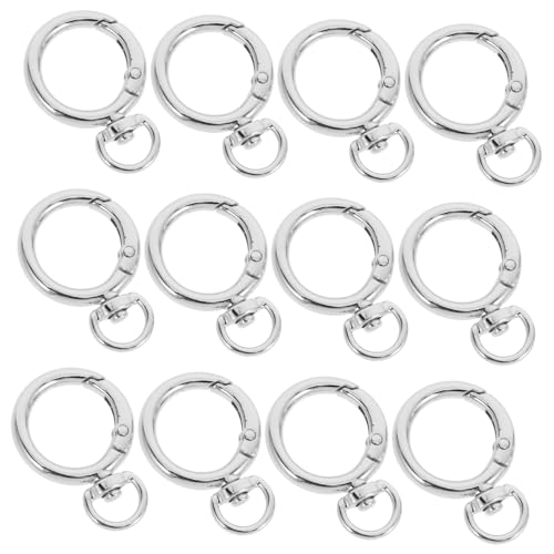 Beatifufu 12 Stück Teiliges Legierung Federhaken mit Drehbarem O Ring Schnappbarer Schlüsselanhänger Verschluss für Taschen Gürtel Geldbörsen und DIY Zubehör Goldfarbener Zwei Stufen Beatifufu 12 Stück Teiliges Legierung Federhaken mit Drehbarem O Ring Schnappbarer Schlüsselanhänger Verschluss für Taschen Gürtel Geldbörsen und DIY Zubehör Goldfarbener Zwei Stufen von Beatifufu