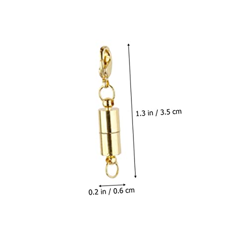 Beatifufu 12 Stück Teiliges Magnetischer Karabinerverschluss aus Langlebige Schmuckverschlüsse für DIY Halsketten und Armbänder Goldene Silberne Farben Einfache Handhabung Rostfrei von Beatifufu