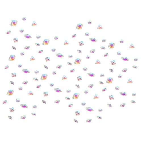 Beatifufu 120 Stück Teiliges Bunte Glasschliff Perlen zum Annähen Ab Glanz Flach mit Doppelöffnung Vielseitige Bekleidungsdekoration für DIY Schmuckherstellung Handarbeiten Taschen und Beatifufu 120 Stück Teiliges Bunte Glasschliff Perlen zum Annähen Ab Glanz Flach mit Doppelöffnung Vielseitige Bekleidungsdekoration für DIY Schmuckherstellung Handarbeiten Taschen und von Beatifufu