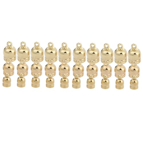 Beatifufu 120 Stück Teiliges DIY Quetschkalotten Endhülsen Vielseitige Kordel Endkappen für Schmuckherstellung Textilbänder Langlebig und Hautfreundlich Beatifufu 120 Stück Teiliges DIY Quetschkalotten Endhülsen Vielseitige Kordel Endkappen für Schmuckherstellung Textilbänder Langlebig und Hautfreundlich von Beatifufu
