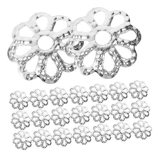Beatifufu 1200Stücke DIY Blütenform Perlenkappen Schmuckkappen für Armbänder und Kreative Projekte Silberfarben Vielseitige Bastelmaterialien Beatifufu 1200Stücke DIY Blütenform Perlenkappen Schmuckkappen für Armbänder und Kreative Projekte Silberfarben Vielseitige Bastelmaterialien von Beatifufu