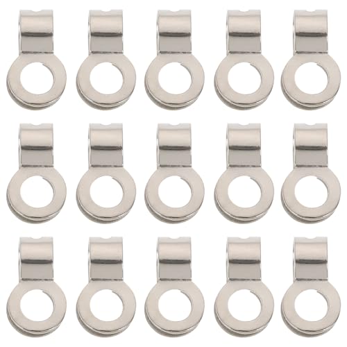 Beatifufu 125 Stück Teiliges Eisen Kugelkette Verbindungsverschlüsse Doppelte Ring DIY Verschlüsse für Schmuckherstellung und Anhänger Zubehör von Beatifufu