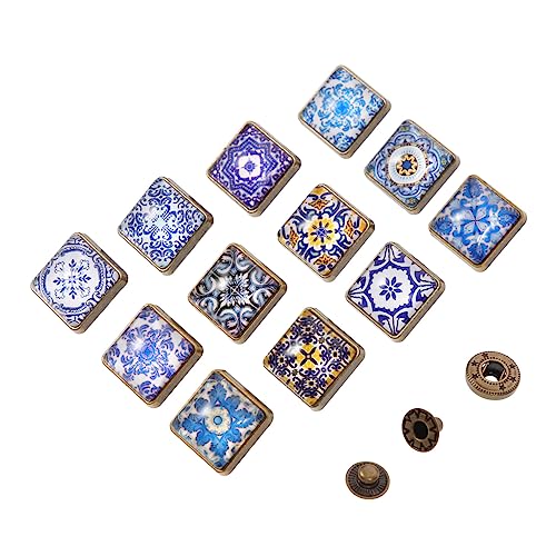 Beatifufu 12Stücke DIY Knöpfe Multifunktionale Schnappschaltflächen für Nähprojekte zum Ersetzen von Alten Knöpfen und Aufpeppen von Kleidung von Beatifufu