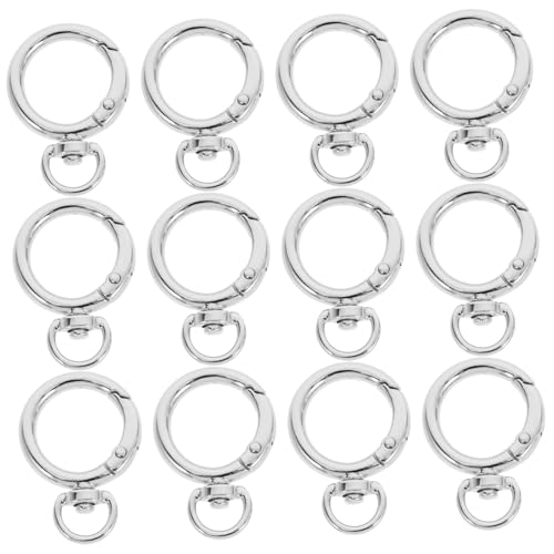 Beatifufu 12Stücke Runder Legierungs Feder Schlüsselanhänger Langlebige Clips Mit Offenem Design Vielseitig Einsetzbar Für DIY Projekte Geldbörse Und Schlüsselbund Elegantes Beatifufu 12Stücke Runder Legierungs Feder Schlüsselanhänger Langlebige Clips Mit Offenem Design Vielseitig Einsetzbar Für DIY Projekte Geldbörse Und Schlüsselbund Elegantes von Beatifufu