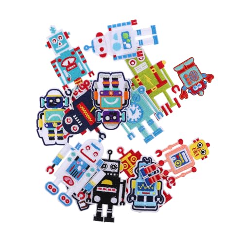 Beatifufu 14 Stück Teiliges Roboter Bügelpatches für Kleidung Jeans und Hüte Niedliche Cartoon Applikationen für Diy Reparaturen und Kreative Gestaltungen Beatifufu 14 Stück Teiliges Roboter Bügelpatches für Kleidung Jeans und Hüte Niedliche Cartoon Applikationen für Diy Reparaturen und Kreative Gestaltungen von Beatifufu
