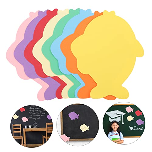 Beatifufu 140 Stück Teiliges Diy Papier Schmuckset Fischausführung Bunte Papier Cutouts für Kinderbasteln Schul und Kindergarten Dekoration für Partys und Kreative Projekte von Beatifufu
