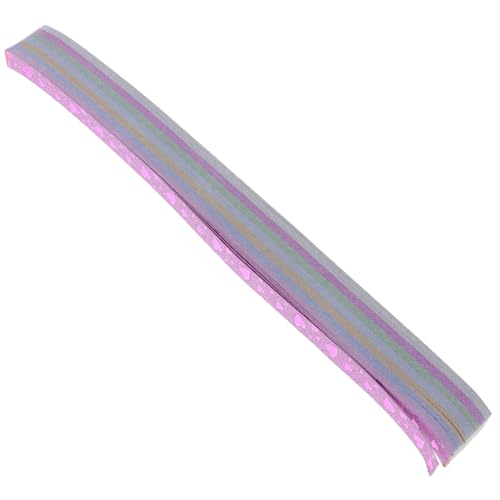 Beatifufu 140 Stück Teiliges Origami Stern Papierstreifen Bunte Glitzernde Faltpapiere für DIY Bastelarbeiten Handgefertigte Fünfzackige Sterne Geeignet für Partydekoration und Kreative von Beatifufu