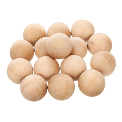 Beatifufu 15 Stück Teiliges Glatte Holzkugeln Naturbelassene Holzsphären für Bastelprojekte Multifunktionale Kleine Runde Holzkugeln zum Bemalen und Dekorieren Beatifufu 15 Stück Teiliges Glatte Holzkugeln Naturbelassene Holzsphären für Bastelprojekte Multifunktionale Kleine Runde Holzkugeln zum Bemalen und Dekorieren von Beatifufu