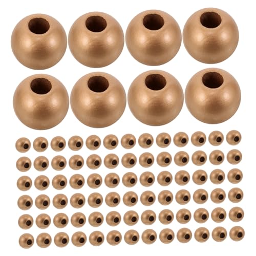 Beatifufu 150 Stück Holzperlen mit Großem Loch Natürlich Gefärbte DIY Schmuckperlen für Armbänder Schlüsselanhänger Kreative Bastelprojekte und Heimdekoration Beatifufu 150 Stück Holzperlen mit Großem Loch Natürlich Gefärbte DIY Schmuckperlen für Armbänder Schlüsselanhänger Kreative Bastelprojekte und Heimdekoration von Beatifufu